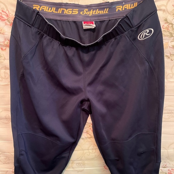 Rawlings navy blue softball pants - Picture 1 of 3